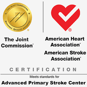 El Gold Seal of Approval® de la Comisión Conjunta y la marca American Heart Association® / American Stroke Association® Heart-Check para la certificación avanzada de accidente cerebrovascular primario (2020)
